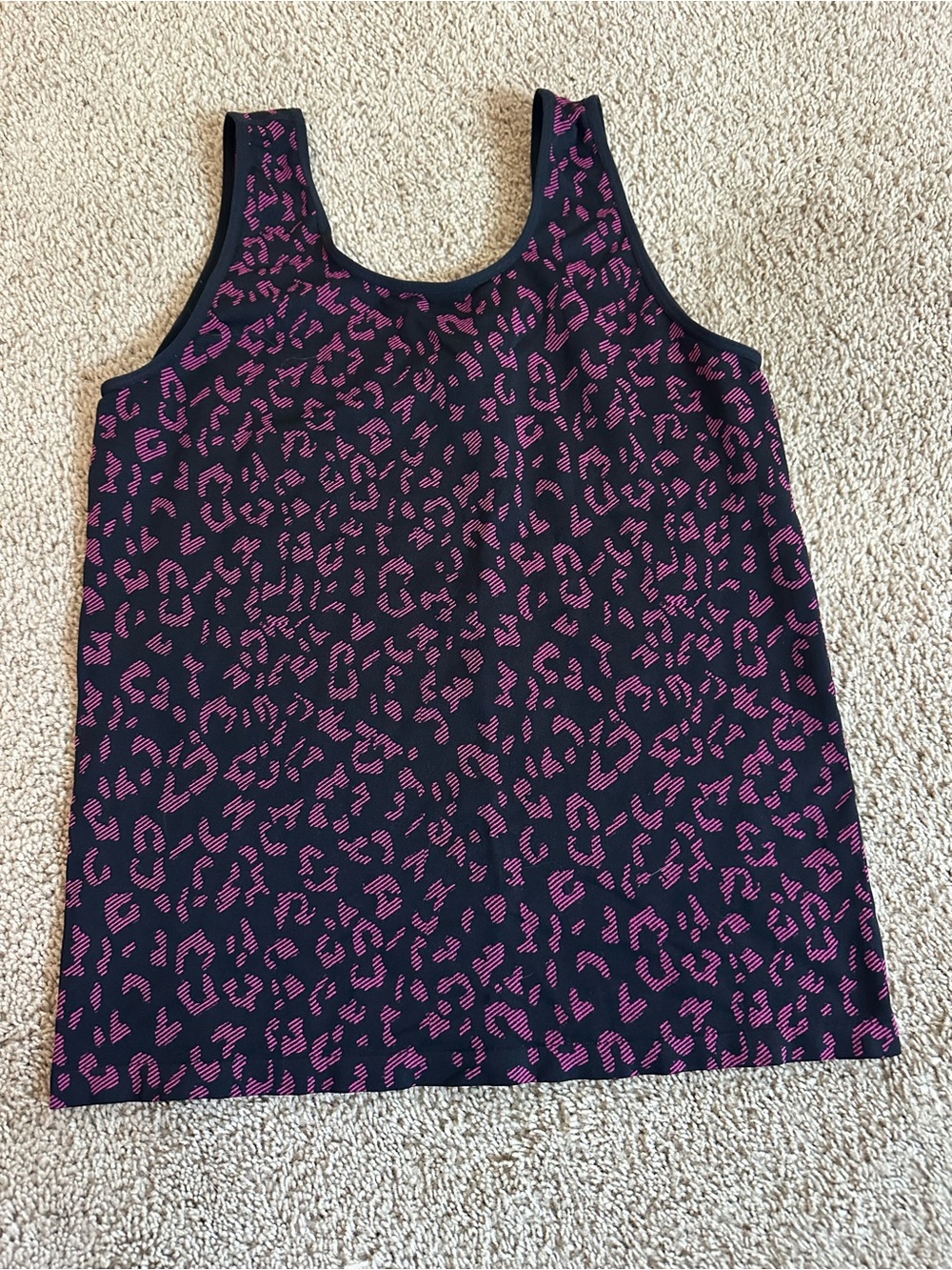 Torrid Pink Leopard Seamless Sleeveless Sleep Cami Tank Top.